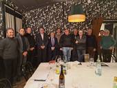 Nella foto il consiglio comunale di Confcommercio Cesena con il presidente Augusto Patrignani e la direzione.
