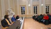Al tavolo dei relatori, da sinistra: Pistocchi, Ridolfi, Gagliardo