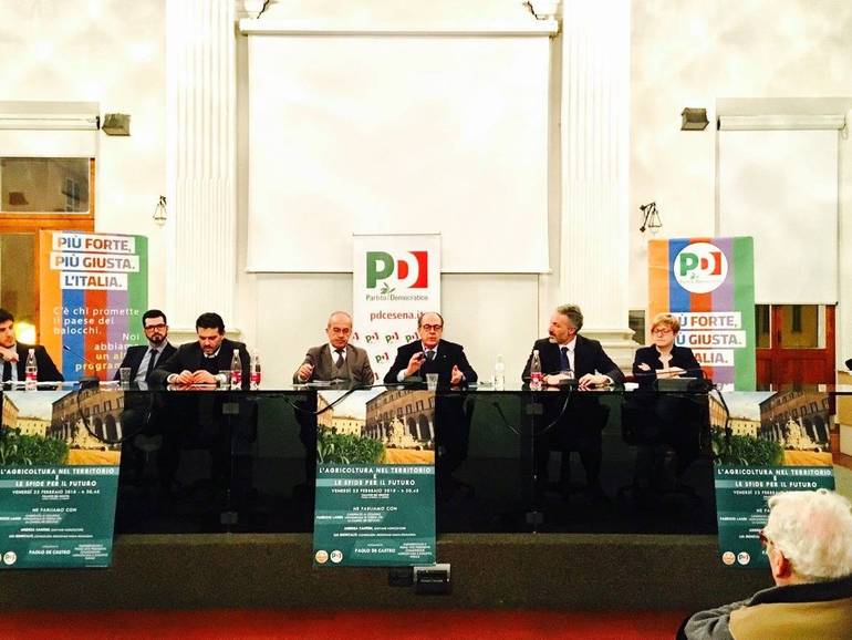 Paolo De Castro ieri a Cesena: Investire nel made in Italy e nel ricambio generazionale delle imprese agricole