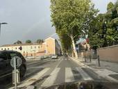 Pioggia in arrivo, spettacolare doppio arcobaleno