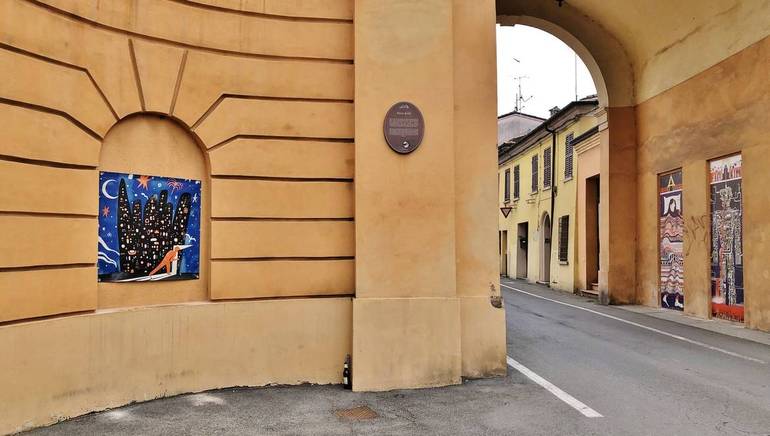 Spirito di borgata a Porta Santi, allestimenti in strada con omaggi ai poeti romagnoli