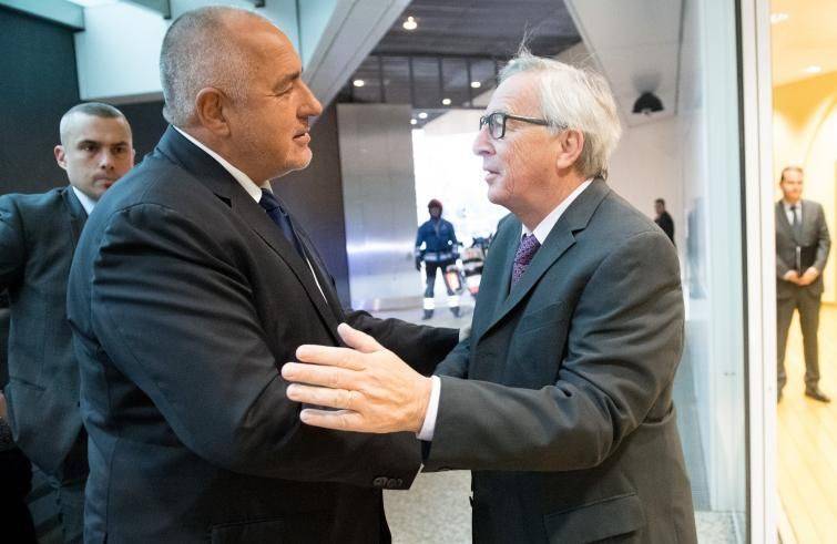 Jean-Claude Juncker e Boyko Borissov (Foto AgenSIR)
