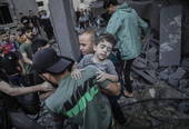 Striscia di Gaza, 19 ottobre 2023 (foto: Ansa/Sir)