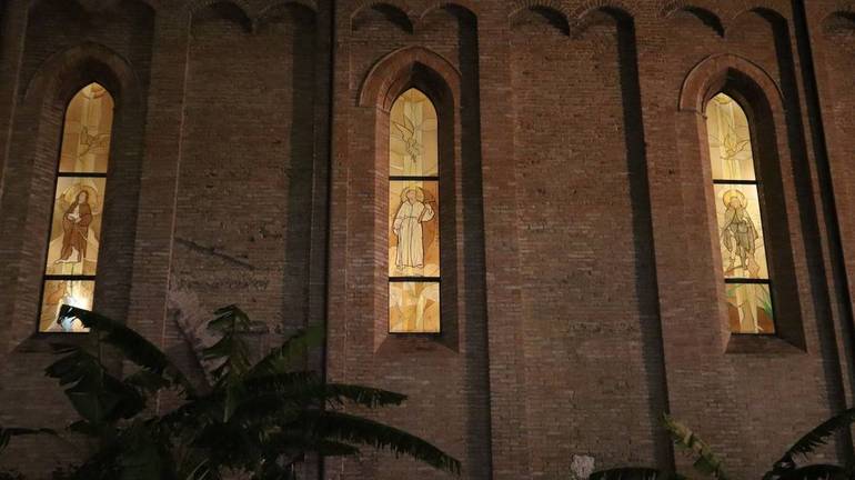 Cesena, vetrate del Duomo (foto: Pier Giorgio Marini)
