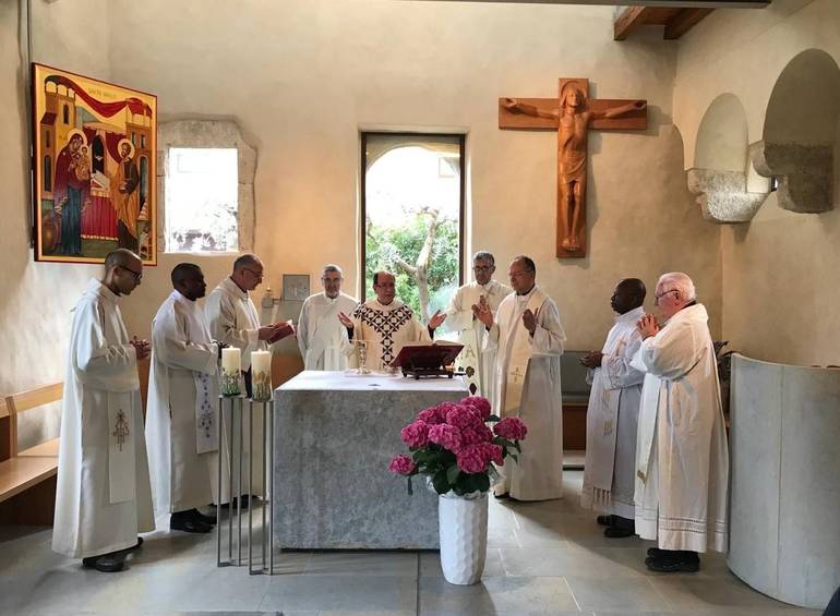 Messa nella cappella dell’episcopio di Vittorio Veneto