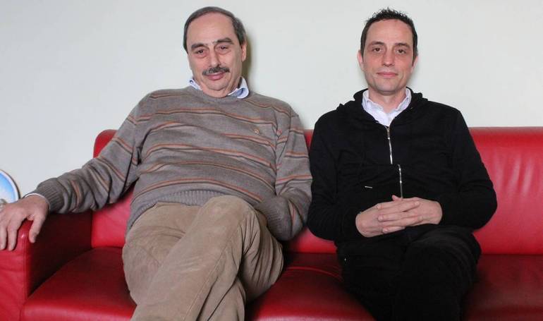 Da sinistra: l'assessore Attilio Maroni e Alessandro “Gomma” Antolini (foto: Mv)