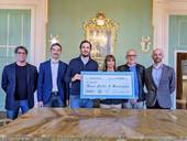 La Nove Colli dona 10mila euro per la ricostruzione del passo Ciola sulla Sp53
