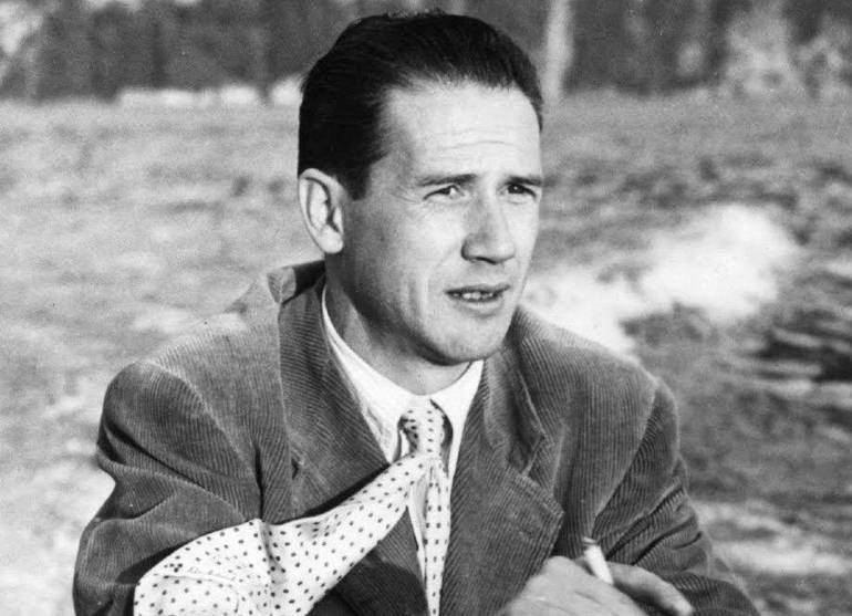 Giuseppe Palmas in uno scatto del 1951