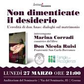 A Cesena dialogo tra Marina Corradi e don Nicola Ruisi