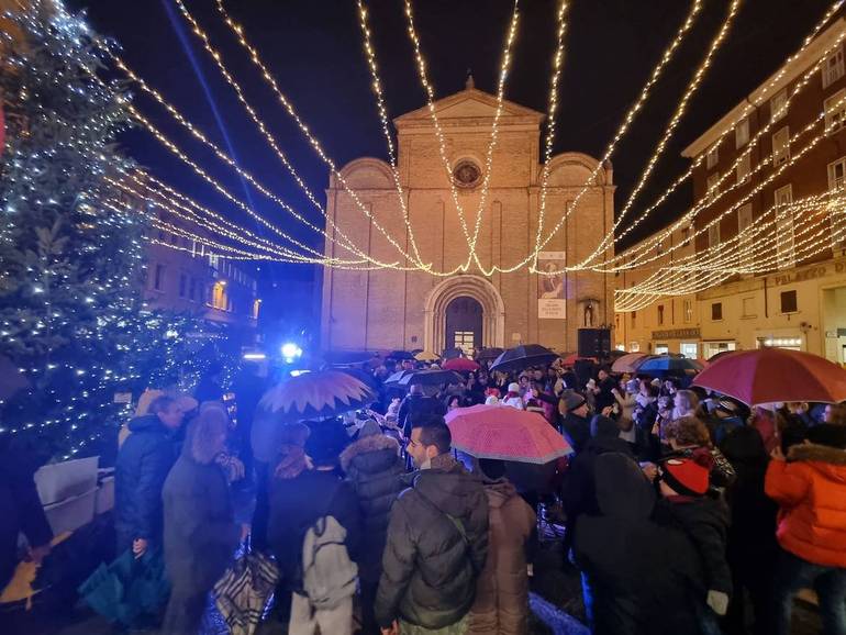 8 dicembre, accensione delle luminarie in centro a Cesena - foto Sandra&Urbano (Cesena)