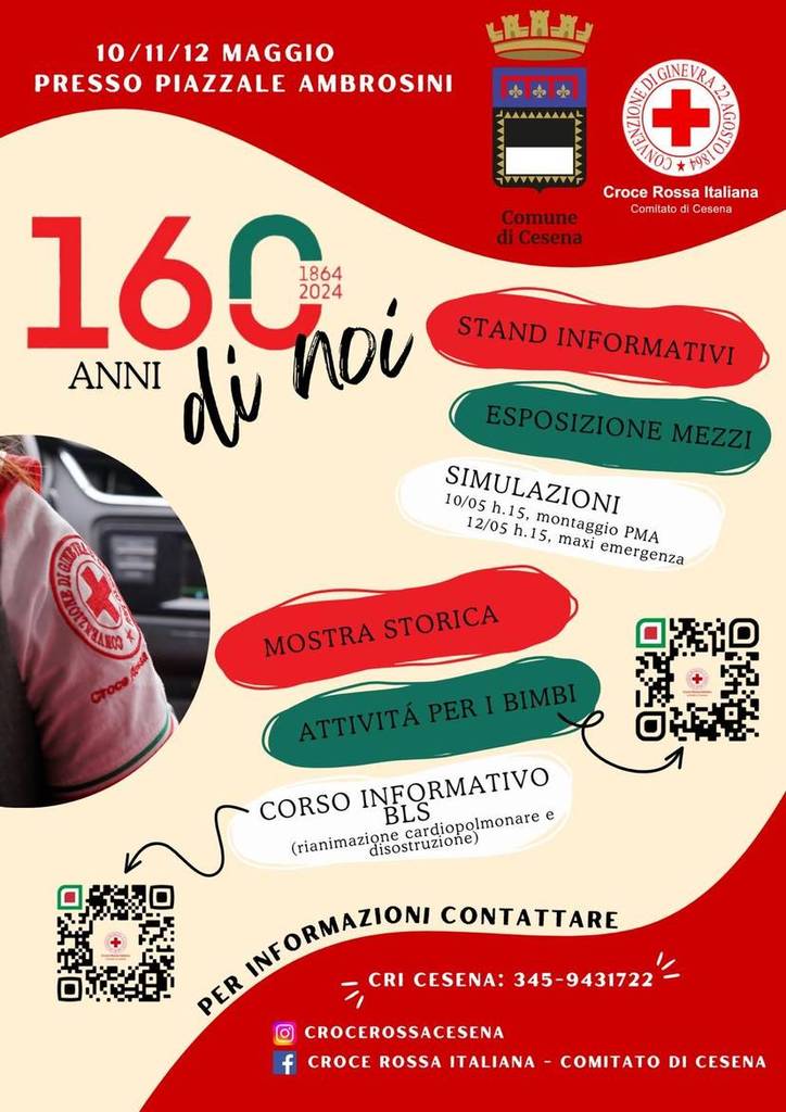A Cesena si festeggia la Giornata mondiale di Croce Rossa