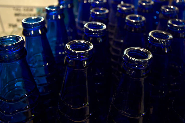Glass Bottles by Andrew Malone on flickr