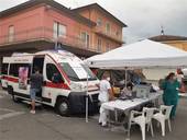 Camper vaccinale a Gambettola (foto: Piero Spinosi)