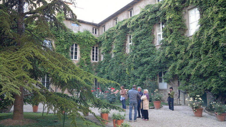 L'interno di Palazzo Chiaramonti, a Cesena