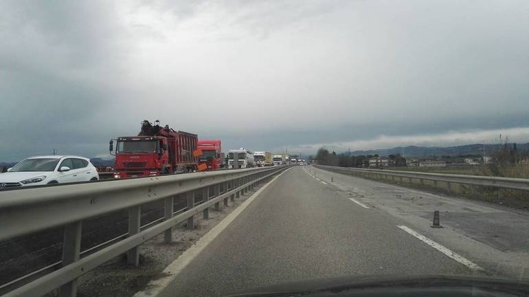Chiusura imprevista della E45 tra Cesena e Borello *aggiornato*