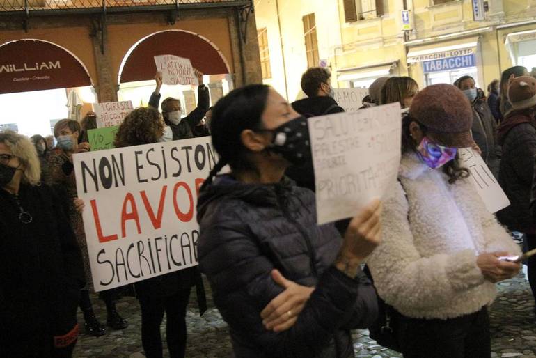 Manifestazione del 29 ottobre a Cesena (foto Sandra e Urbano)