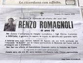 È morto improvvisamente Renzo Romagnoli