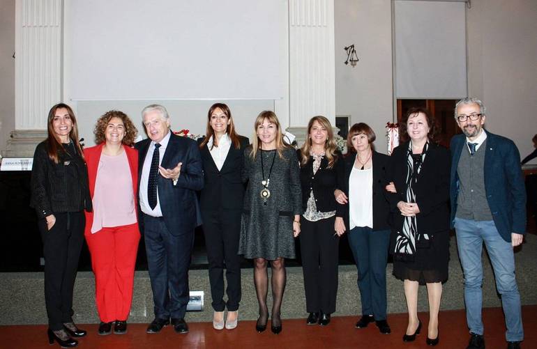 Nella foto, i relatori al convegno promosso dal gruppo Consorti del Rotary club di Cesena