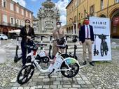 Arrivo delle bici elettriche, oggi in piazza del Popolo