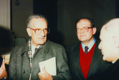 Giovanni Maroni (al centro) con Benigno Zaccagnini