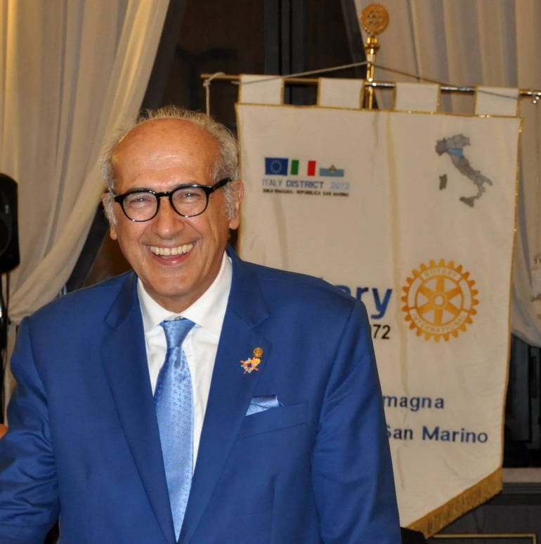Il Governatore del Distretto 2072, Angelo Oreste Andrisano, in visita al Rotary Club Cesena