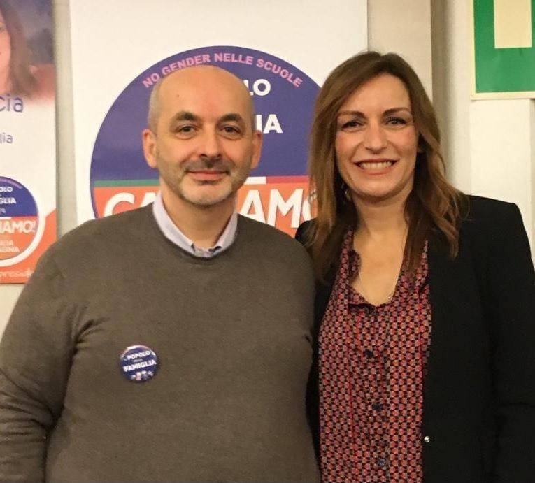Lucia Borgonzoni e Massimo Pistoia