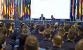 Il sindaco di Cesena ha dato il benvenuto in città agli aspiranti agenti di Polizia