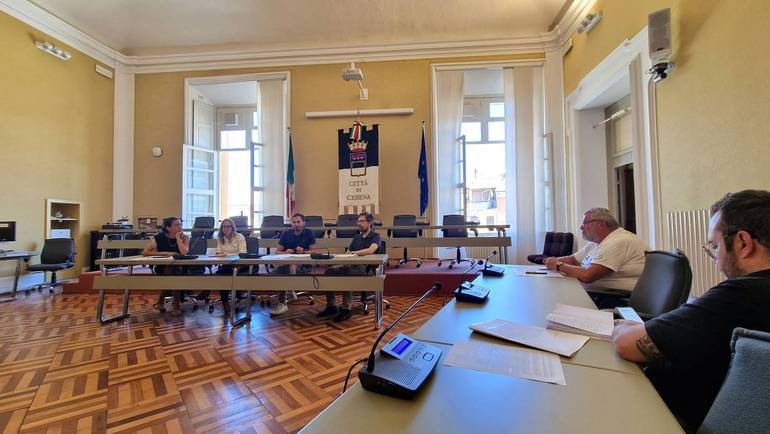 Conferenza stampa del 27 luglio in Comune a Cesena