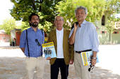 da sinistra, Riccardo Grassi amministratore delegato Hippogroup, il presidente Massimo Umberto Antoniacci e il direttore Marco Fabio Rondoni