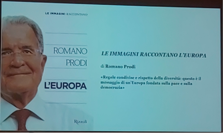 L’Europa in una foto. Romano Prodi in città