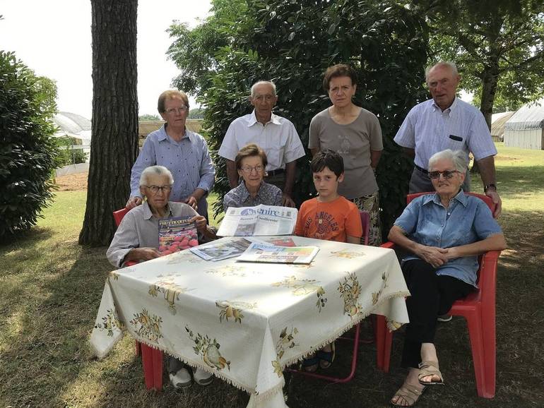 La famiglia Moretti di Gattolino oggi su Avvenire, lettori del quotidiano dal 1936