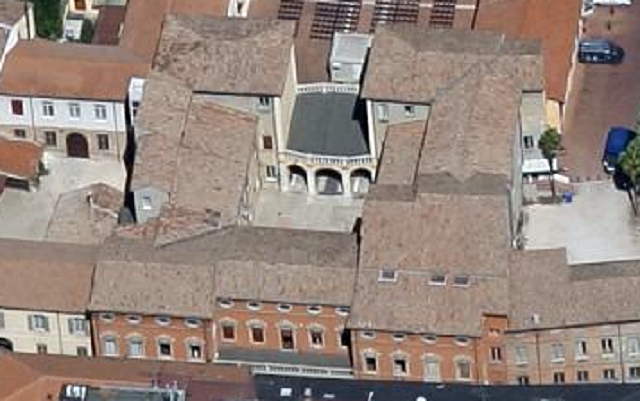 Veduta aerea di Palazzo Guidi