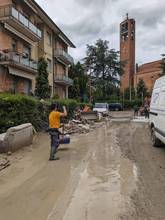 Lavori post alluvione in centro e nel quartiere Oltresavio