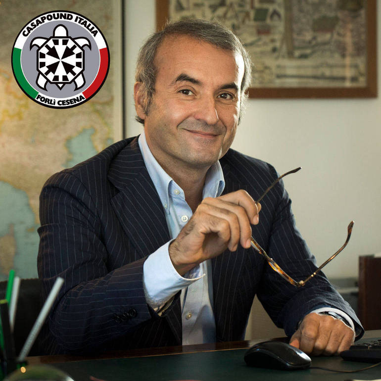 Il candidato sindaco di Casa Pound Antonio Barzanti