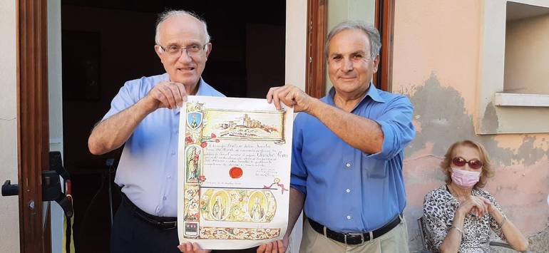 Lo storico Claudio Riva socio onorario degli Amici del Monte
