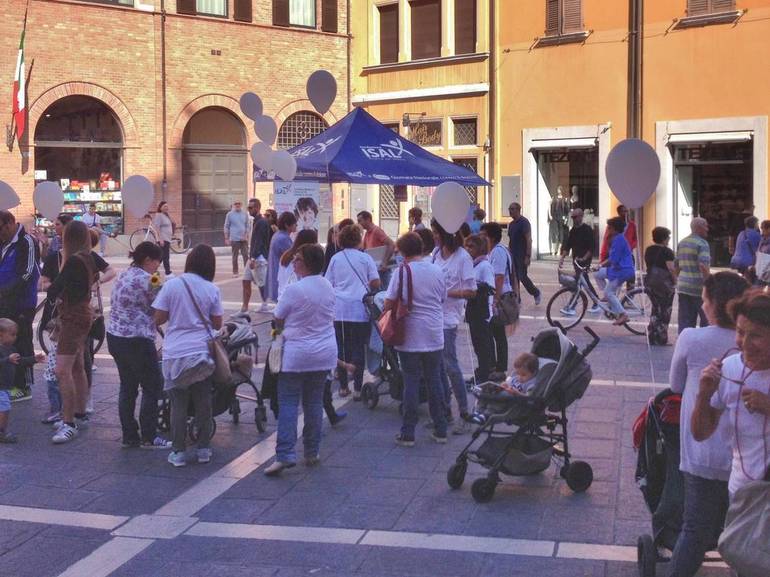 Una foto dell'edizione 2015 a Cesena, in piazza Giovanni Paolo II
