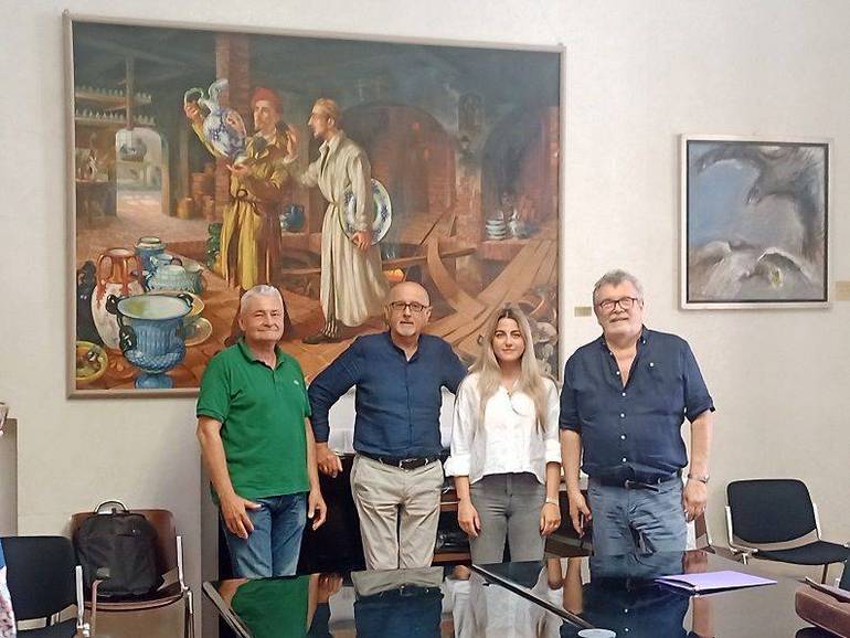 Da sinistra: Bruschi, Verona, Biguzzi, Zaccarelli