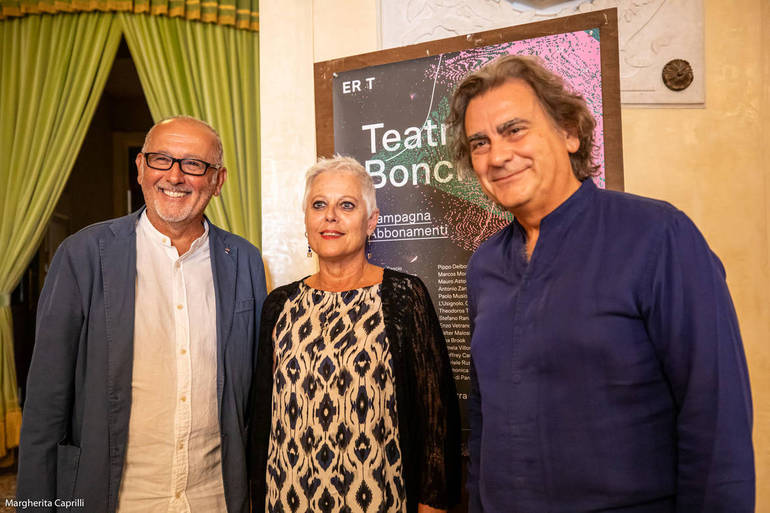 Da sinistra: Carlo Verona, Cosetta Nicolini, Valter Malosti (foto: Margherita Caprilli)
