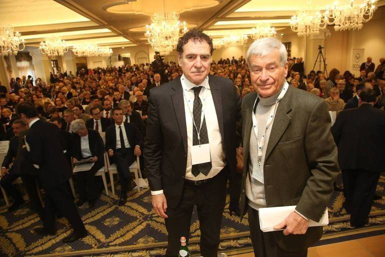 Augusto Patrignani con il presidente nazionale Confcommercio Carlo Sangalli