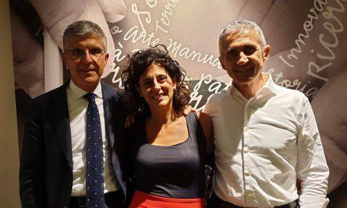 Nella foto Stefano Ruffilli, Daniela Pedduzza e Marcello Grassi, il gruppo di presidenza Confartigianato Cesena