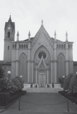 Nella foto d'archivio, la chiesa di San Carlo dove stasera verrà celebrato il Rosario in suffragio di Luca Andreoli