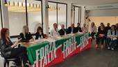 Presentati i candidati di Forza Italia, a sostegno di Andrea Rossi, con la “benedizione” di Irene Pivetti