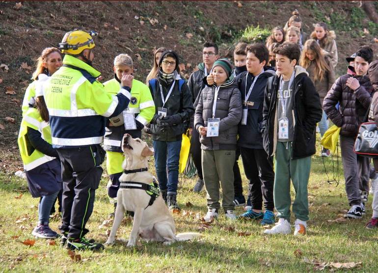 Protezione civile: arriva l'area addestramento cani