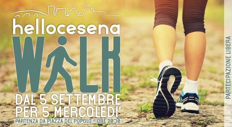 Tornano domani i mercoledì organizzati da Hello Cesena Walk