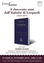 Un incontro con Mario Elisei "A duecento anni dal'Infinito di Leopardi"