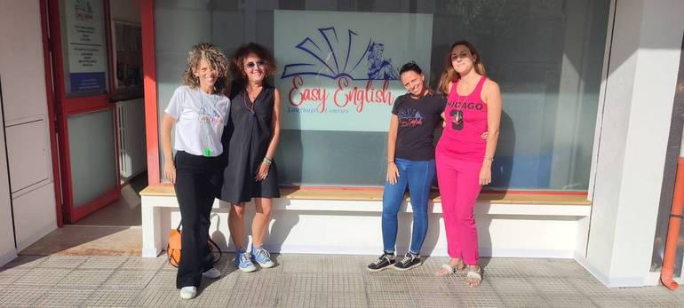 Nella foto da sinistra: Evelyne Fanti, Francesca Barbetta, responsabile Confartigianato Cesenatico, Lara Fanti e Monica Ricci di Confartigianato