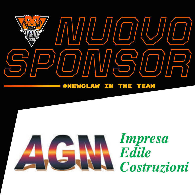 Agm entra nei top sponsor dei Tigers Cesena