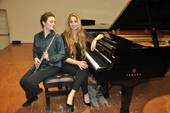 Luna Vigni (flauto) e Marianna Tongiorgi (pianoforte)
