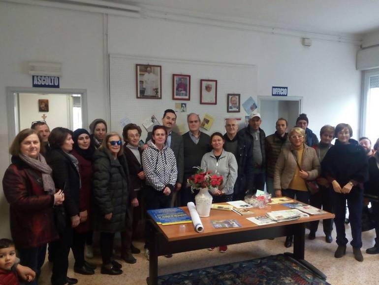 Ieri l'incontro tra i volontari Caritas e il sindaco Matteo Gozzoli