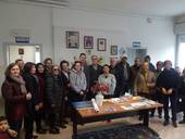 Ieri l'incontro tra i volontari Caritas e il sindaco Matteo Gozzoli